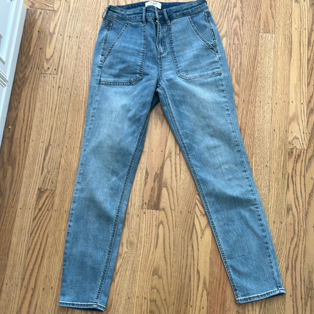 Oat hi rise skinny ankle jeans size 27